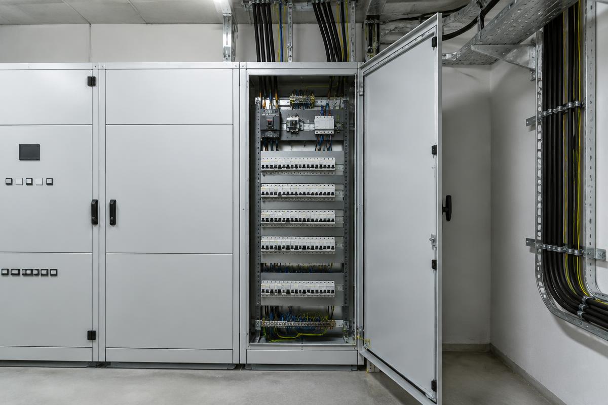 Nowa rozdzielnica elektryczna po modernizacji